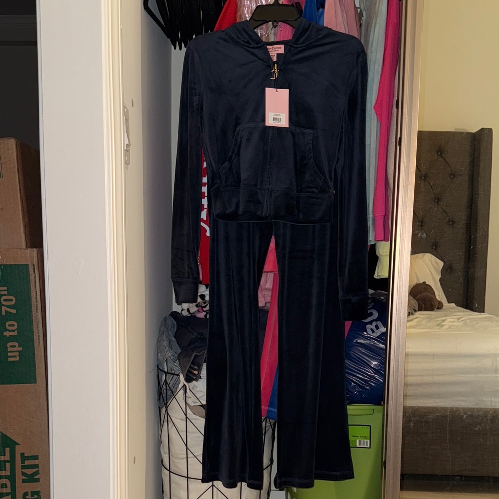 Regal Blue Juicy Couture Velour Tracksuit